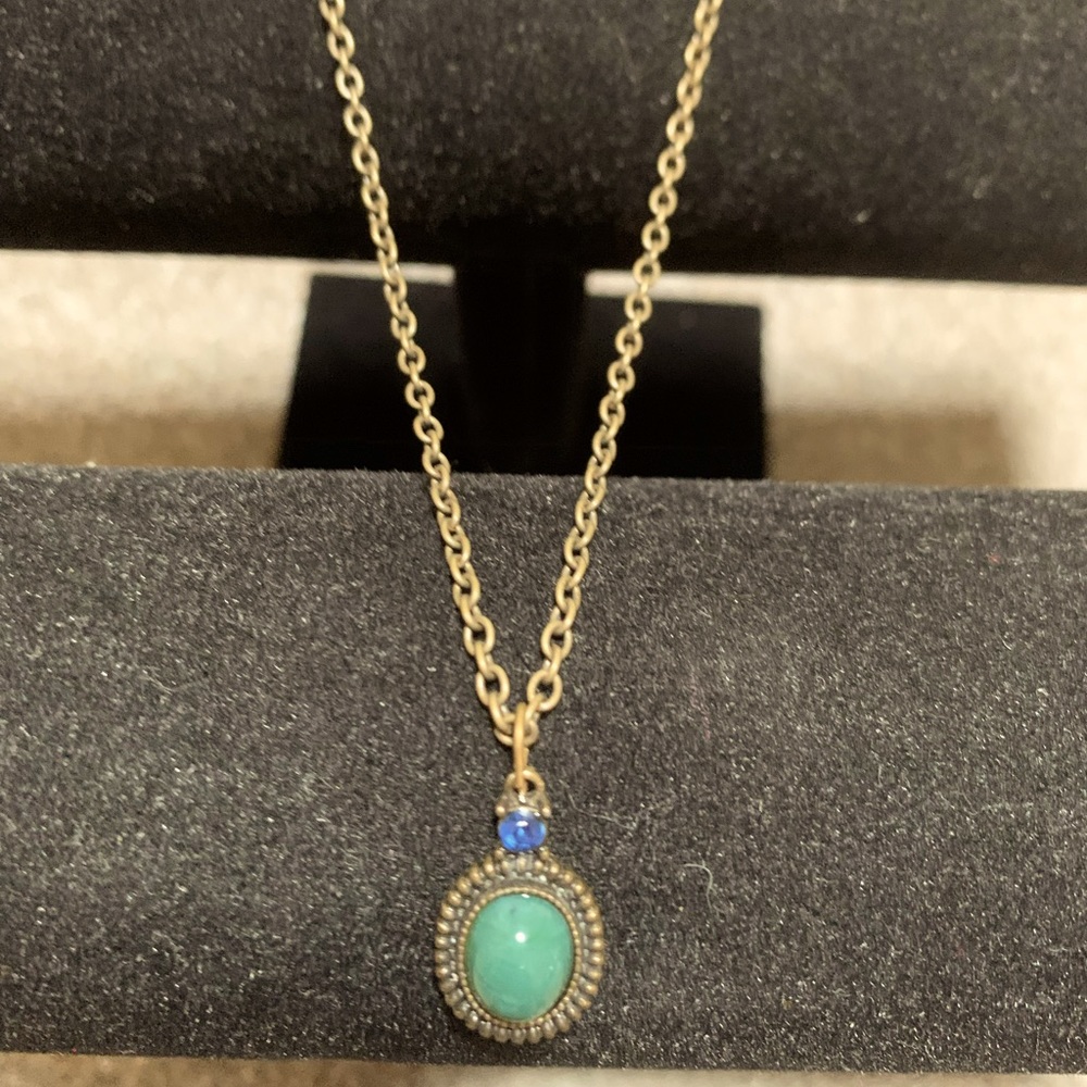 blue pendant necklace 🐬